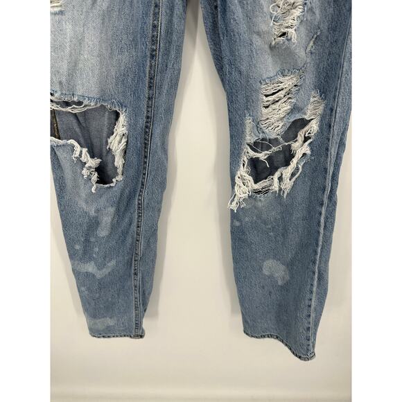 Pacsun Women's‎ Light Wash Distressed 90's Boyfriend Loose Fit Jeans Size 29 - Picture 4 of 15